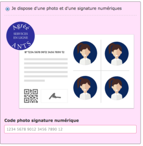 Où saisir votre code ePhoto