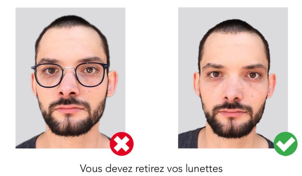 Doiton porter des pour faire une photo d’identité ? Smartphone iD